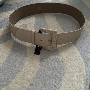Brand new with tags, b-low the belt; ecru color, size M, wide belt